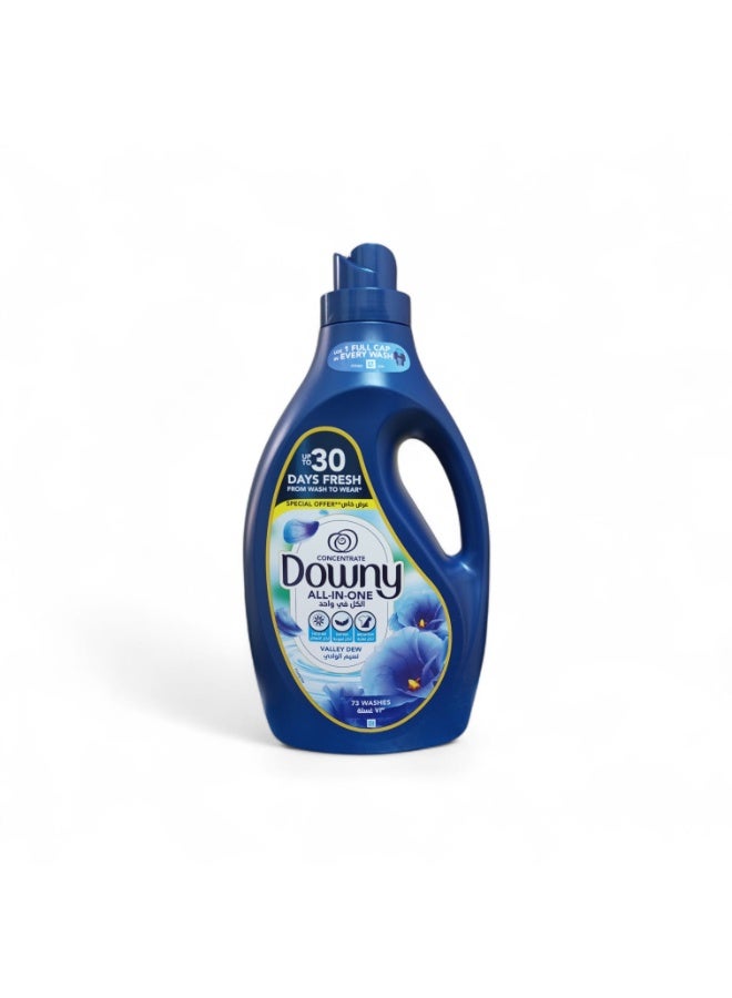 Downy Concentrate Valley Dew All‑in‑One Fabric Conditioner 2.9L - Image 1