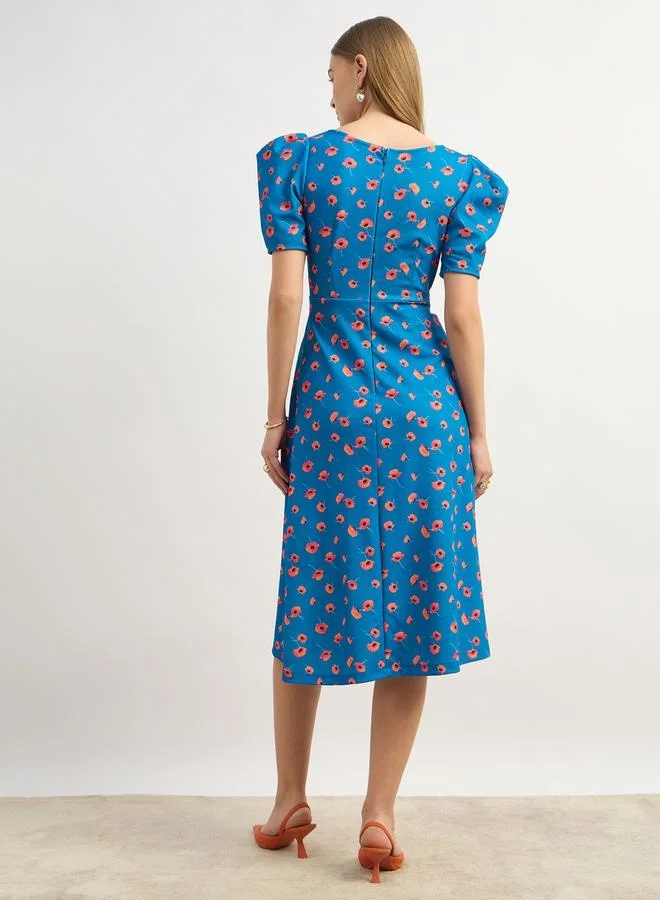Styli Floral Print Dress