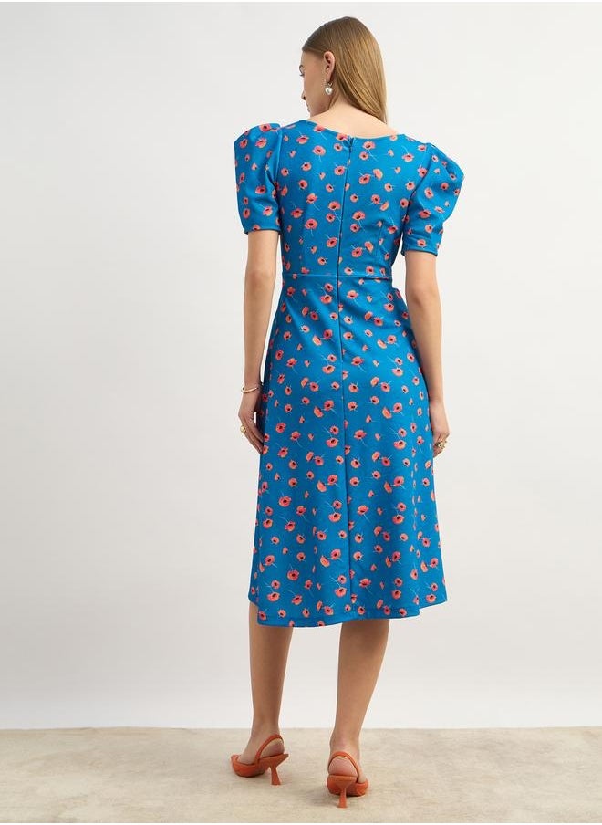 Styli Floral Print Dress  - Image 5