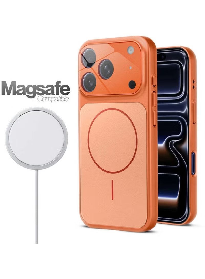 ELTRAZONE iPhone 17 Pro 6.3-inch MagSafe Compatible Matte Glass Slim Shockproof Protective Case, Anti-Fingerprint Anti-Scratch Cover with Reinforced Camera Lens Guard and Durable Drop Protection Design - Image 3