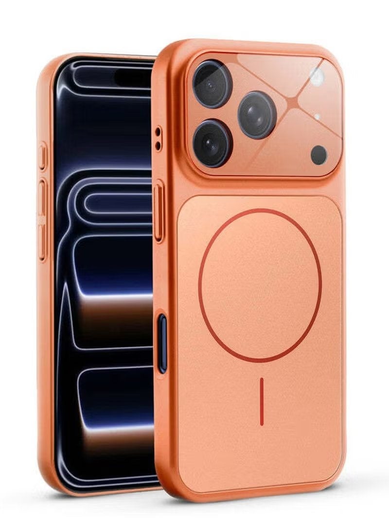 ELTRAZONE iPhone 17 Pro 6.3-inch MagSafe Compatible Matte Glass Slim Shockproof Protective Case, Anti-Fingerprint Anti-Scratch Cover with Reinforced Camera Lens Guard and Durable Drop Protection Design - Image 1