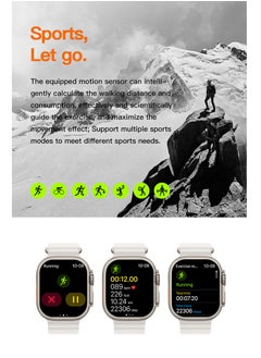 Smart Watch T800 Ultra Health Fitness Tracker Sport Watch 49MM Cellular Version Bluetooth Call Wireless Charging Multifunctional And Multilingual Fitness Modes Health Monitoring Orange - pzsku/ZB333801F3F8A41724544Z/45/_/1718367838/870f4a35-4bf4-4150-812c-ae1f02ca9465