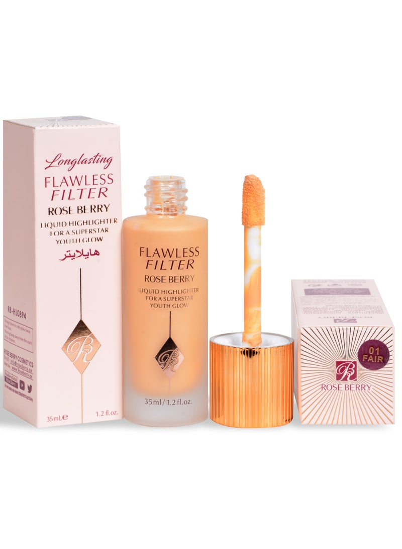 روز بيري هايلايتر سائل فلولس فلتر – 01 فير - Image 1