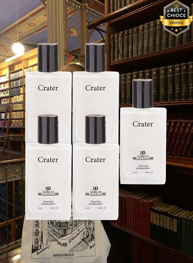 Banafa 5 Pieces Crater Perfume For Men 40ml EDT - Image 1
