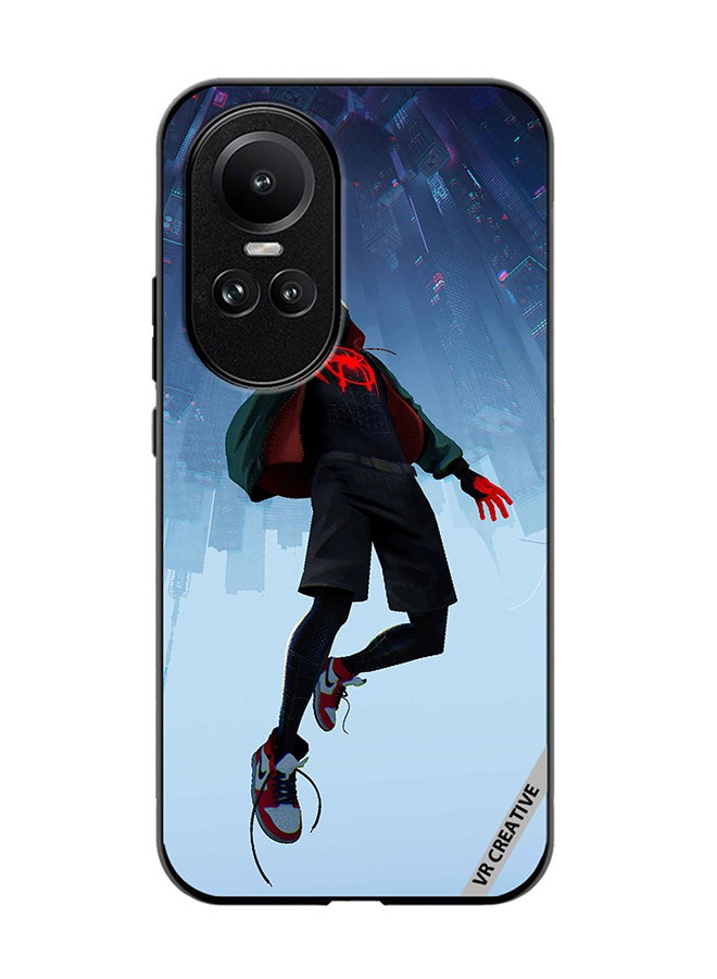 VR CREATIVE Protective Case Cover For Oppo Reno 10 Pro Spiderman Design Multicolour - Image 1