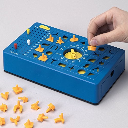 Bits and Pieces TimeShock Retro Timed Fun Board Game with Timer and Pop-up Tray - Measures 9" x 5" x 2" - Image 2