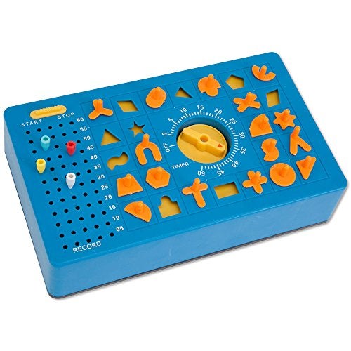Bits and Pieces TimeShock Retro Timed Fun Board Game with Timer and Pop-up Tray - Measures 9" x 5" x 2" - Image 3