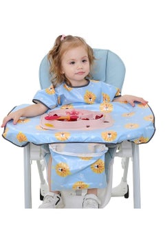 KASTWAVE Baby Weaning Bibs, Waterproof Anti Dirty Feeding Bib for Babies Eating, High Chair Shirt Bib for Baby Weaning Supplies  - Image 1