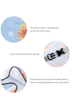 KASTWAVE Baby Weaning Bibs, Waterproof Anti Dirty Feeding Bib for Babies Eating, High Chair Shirt Bib for Baby Weaning Supplies  - Image 5