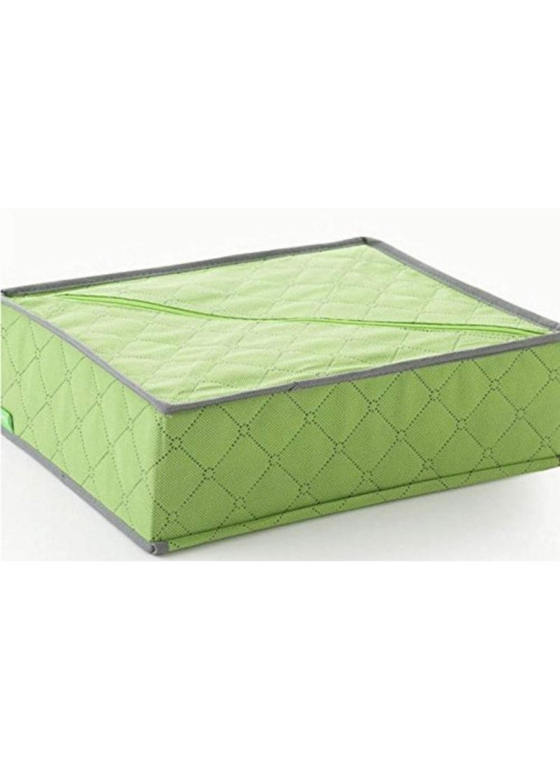 Mahotsav marketing ANUP 24 Slots Charcoal Storage Box Case Folding Wardrobe Drawer for Socks and UnderwearMULTI
