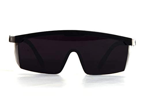 WYATT 2 Pack Safety Glasses, Anti-fog, Scratch Resistant Clear Wraparound Lenses and No-Slip Grips, Adjustable, Lab Goggles (TINTED) - Image 2