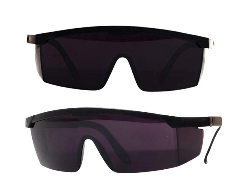WYATT 2 Pack Safety Glasses, Anti-fog, Scratch Resistant Clear Wraparound Lenses and No-Slip Grips, Adjustable, Lab Goggles (TINTED) - Image 1