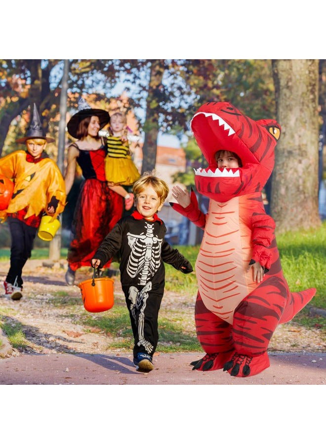 RQUXMT Kids Inflatable Costume, Inflatable Dinosaur Costume, Halloween Costumes for Boys and Girls (4-5 Years) - Image 3