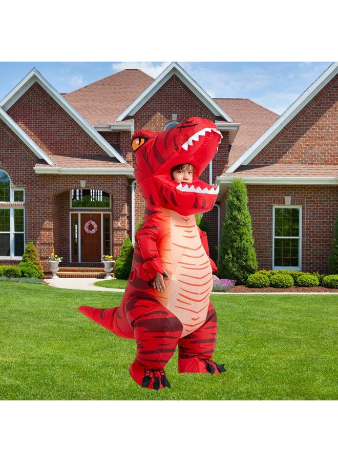 RQUXMT Kids Inflatable Costume, Inflatable Dinosaur Costume, Halloween Costumes for Boys and Girls (4-5 Years) - Image 2