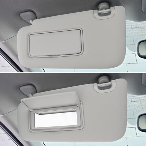 INTGET Driver Side Sun Visor for Nissan Sentra 2013 2014 2015 2016 2017 2018 2019 Accessories Cloth Car Sun Protection Visors Replacement with Mirror (for Unlighted Version) - Image 4