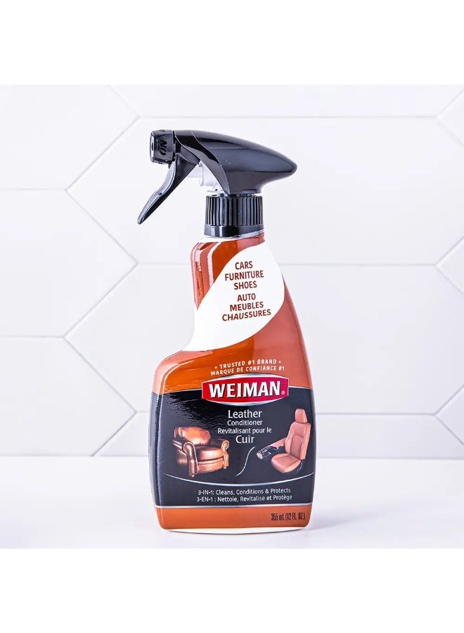 Weiman Leather Cleaner & Conditioner - 12 oz (355ml) - Image 2