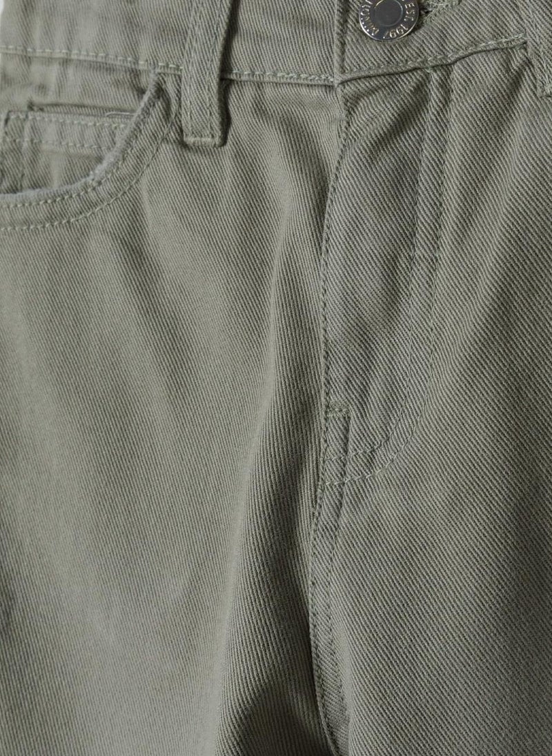 MINOTI Kids Girls Slim Fit Jeans with Adjustable Waist and Stretch Design  - Image 4