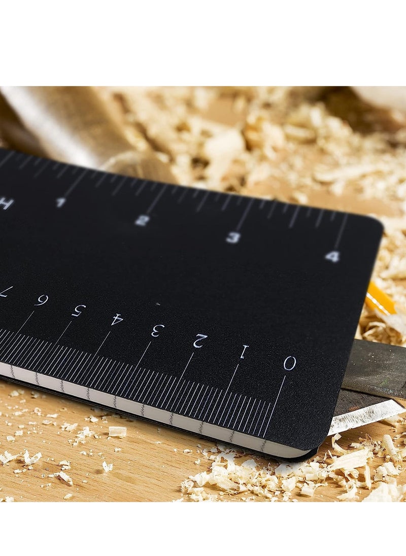 Excefore - Waterproof Notebook Pocket Pads 3 X 5 Spiral Memo Paper Notepad Waterproof Pad Black Note Book 3 Pack - Image 1