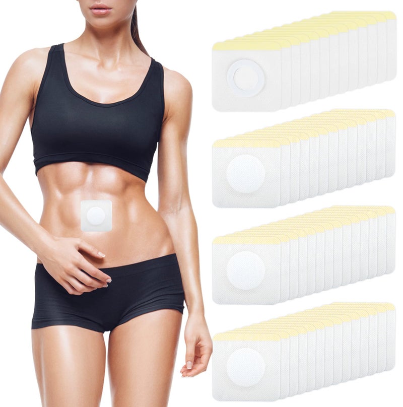 Pedobi 30Pcs Castor Oil Pack Wrap, Castor Oil Patches for Belly Button, Highly Absorbent Self-Adhesive Organic Cotton, No Wash, Easy to Use(Oil Not Included) - Image 1