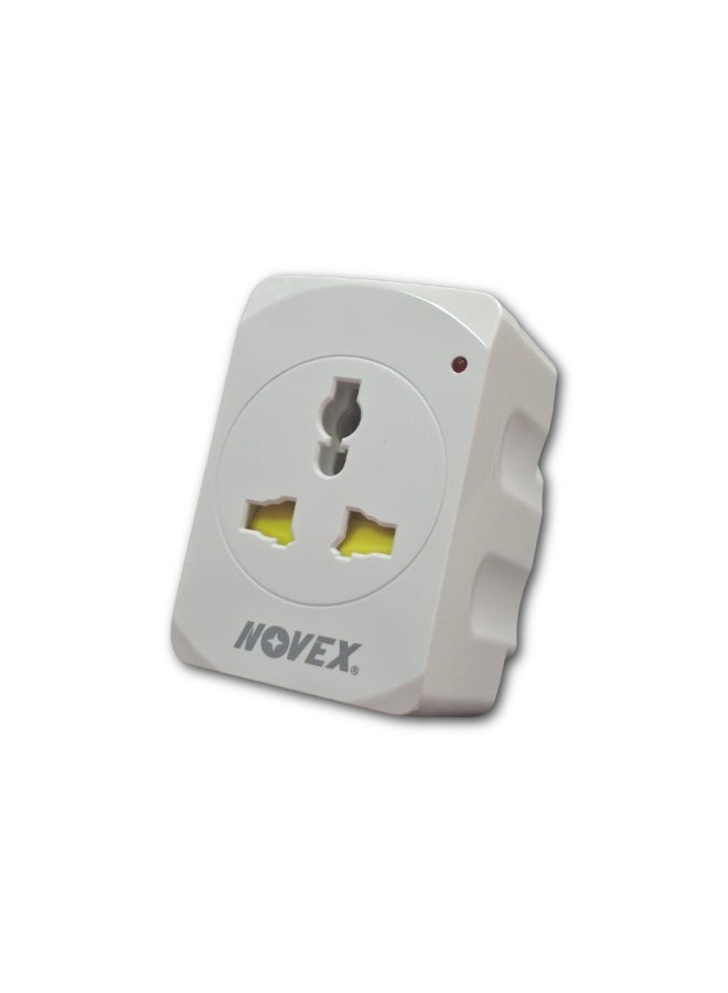 NOVEX (3 Pcs Pack) NOVEX 3-Way Multi Adaptor N-D133, 13A 3250W Power Socket Plug with Neon Indicator - Image 2
