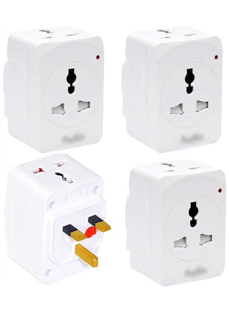 NOVEX (3 Pcs Pack) NOVEX 3-Way Multi Adaptor N-D133, 13A 3250W Power Socket Plug with Neon Indicator - Image 5