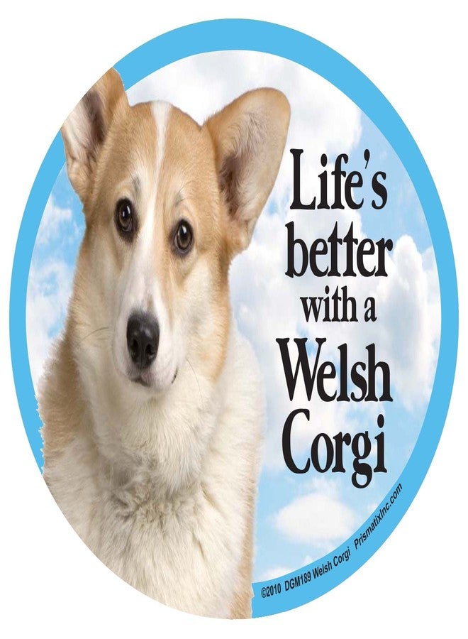 Prismatix Decal Cat and Dog Magnets, Welsh Corgi, Cardigan - Image 1