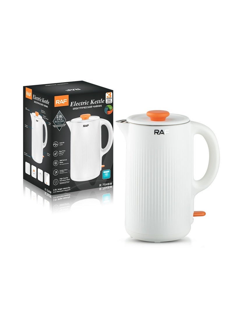 آر إيه أف غلاية منزلية من الفولاذ المقاوم للصدأ مع إيقاف تشغيل تلقائي بسعة 2.0 لتر - Image 1