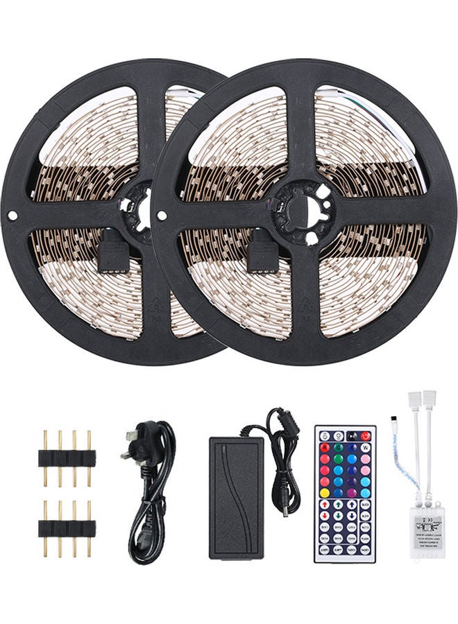 Loquat REBUY Waterproof RGB Remote Control Color Changing 5 Meters LED Strip Light multicolour 19.00 x 6.00 x 19.00cm - Image 1