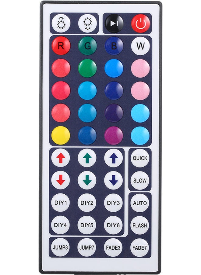 Loquat REBUY Waterproof RGB Remote Control Color Changing 5 Meters LED Strip Light multicolour 19.00 x 6.00 x 19.00cm - Image 3