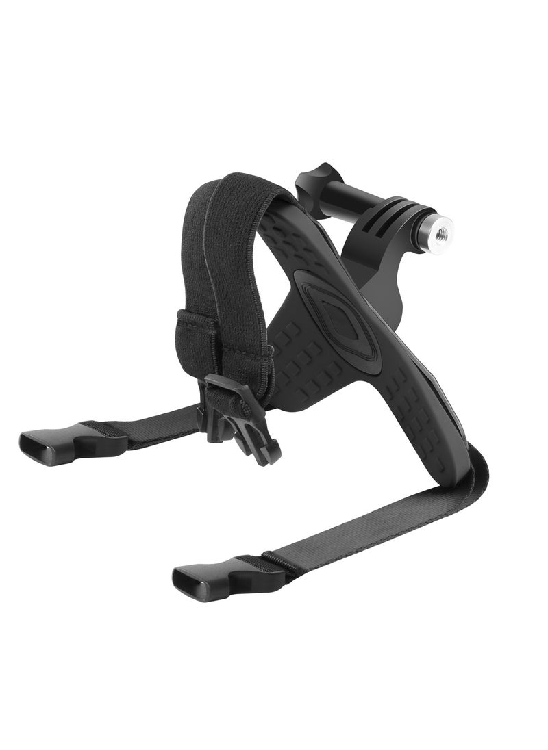PULUZ Motorcycle Helmet Chin Strap Mount Holder Fixing Bracket Camera Accessoriesfor GoPro, DJI Osmo Action and Other Action Cameras  - Image 3