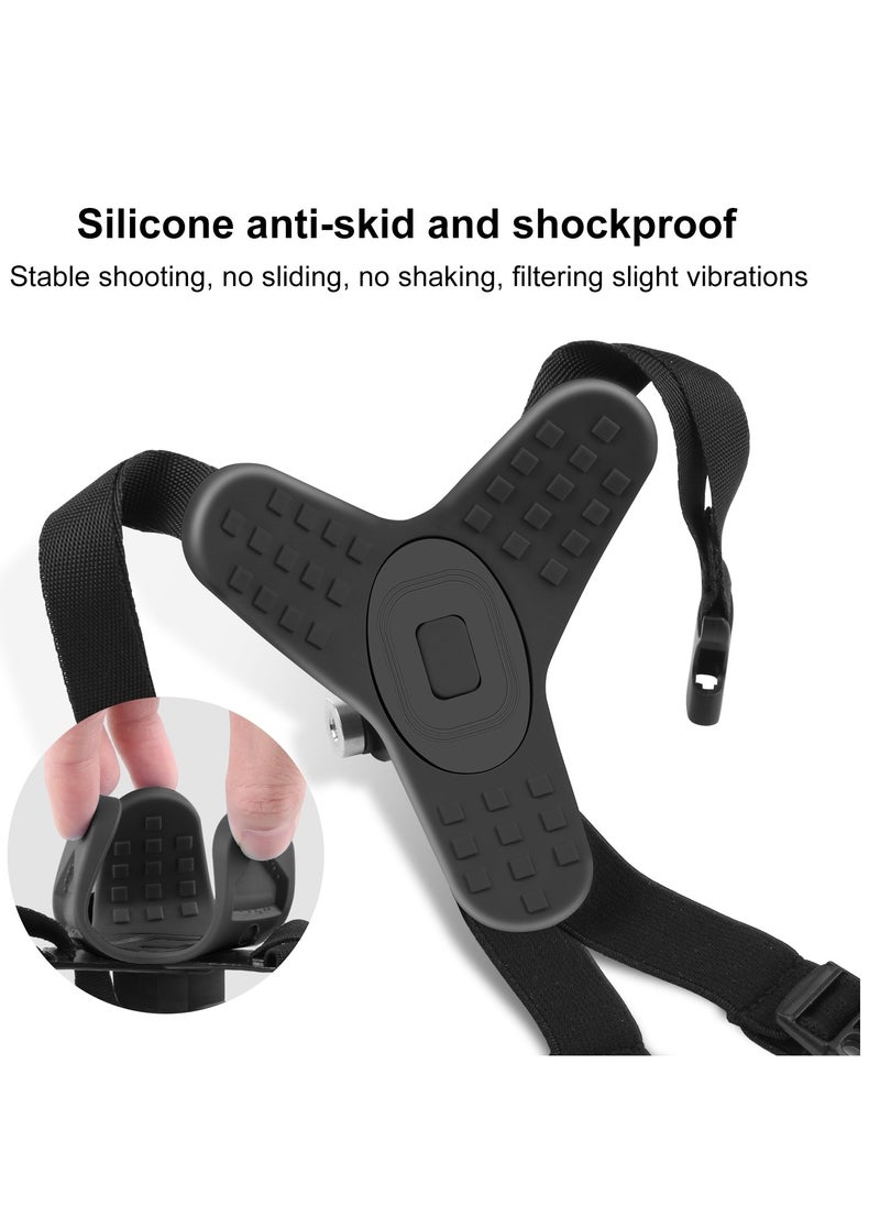PULUZ Motorcycle Helmet Chin Strap Mount Holder Fixing Bracket Camera Accessoriesfor GoPro, DJI Osmo Action and Other Action Cameras  - Image 5
