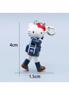 Hot Sale Mini Small KT Cat Shrimp Clasp Cute Hello Kitty Diy Pendant Bracelet Necklace Bag Decoration-Color:Uniform Satchel Shrimp Buckle