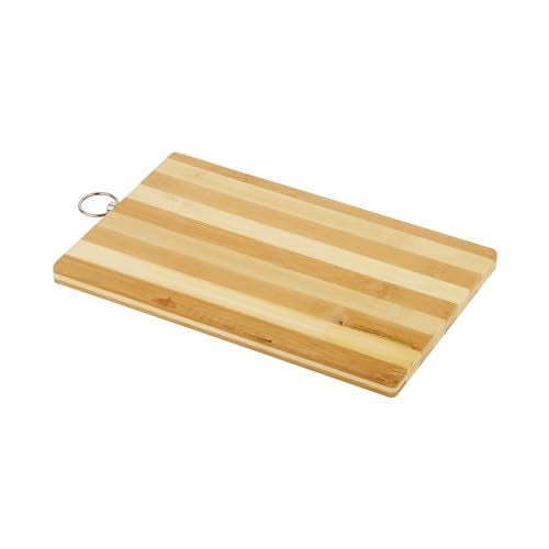 Prabha Large Natural Bamboo Wood Chopping Cutting Board for Kitchen Vegetables, Chopper Board, Fruits & Cheese, BPA Free, Eco-Friendly, Anti-Microbial, Size: 32 cm - Image 3