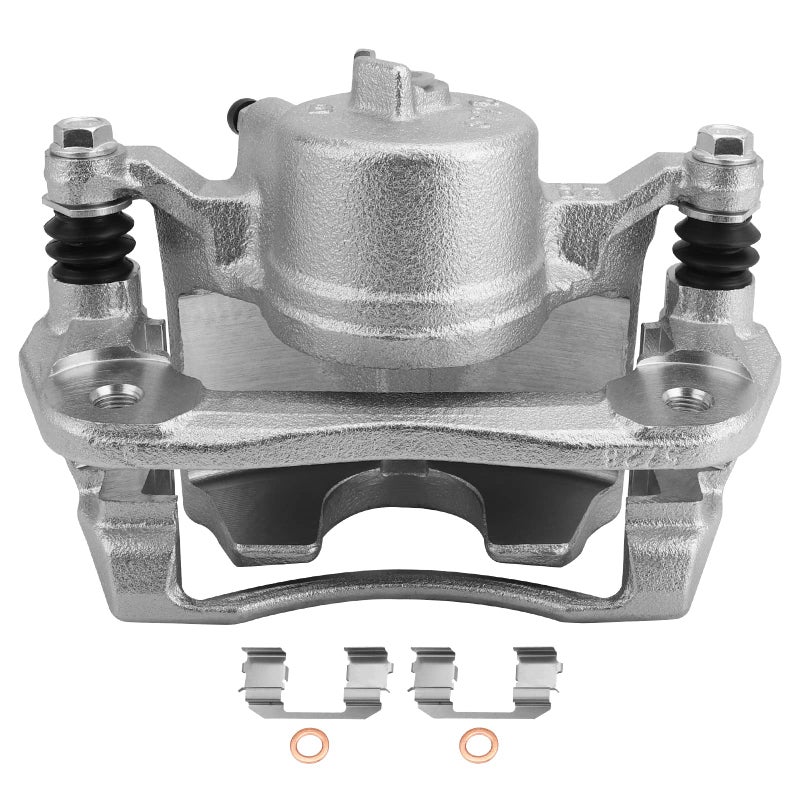 MAYASAF 19B2662 Front Right Brake Caliper Passenger Side Caliper Assembly Fit for Honda 20022004 CRV 20032011 Element wMounting Bracket Metal Piston