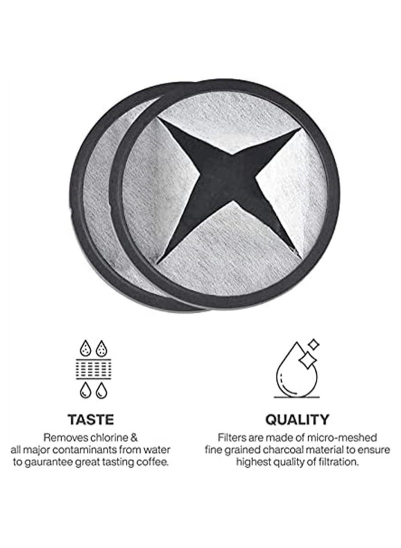 12 Premium Charcoal Water Filter Discs Compatible with Mr Coffee Brewers Great for Pure Flavor and Easy Brewing  - Image 2