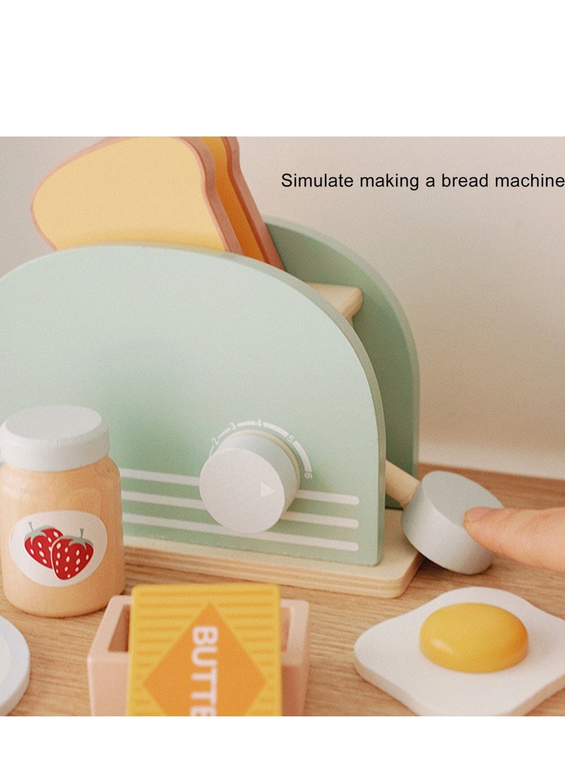 Velaurs Simulation Bread Machine Children's Baking Bread Making Imitation Western Food Set Toy  - Image 4