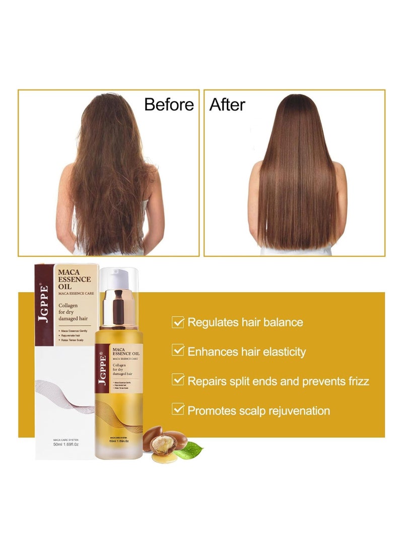 Karseell Moroccan Argan Oil for Hair Healing Cold Pressed Weightless Argan Oil Hair Serum for Dry Damaged Hair 50ml  - Image 2