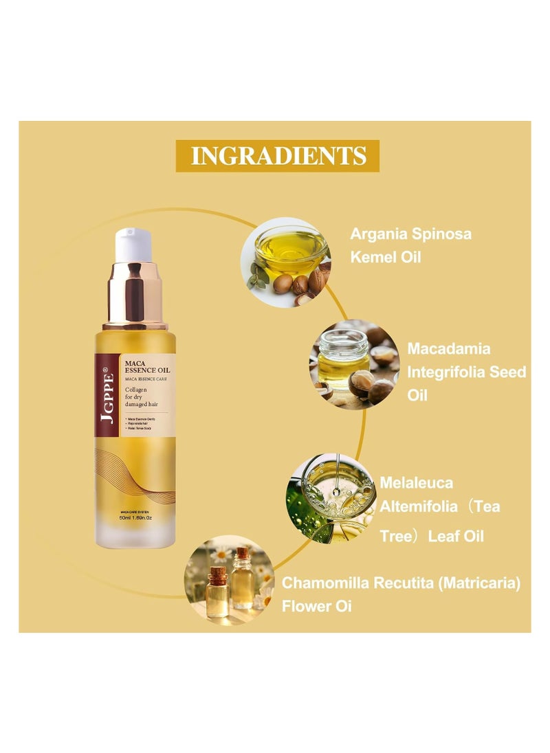 Karseell Moroccan Argan Oil for Hair Healing Cold Pressed Weightless Argan Oil Hair Serum for Dry Damaged Hair 50ml  - Image 3