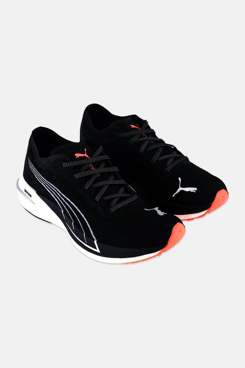 PUMA Women Deviate Nitro Lace Up Outdoor Shoes, Black - Image 1