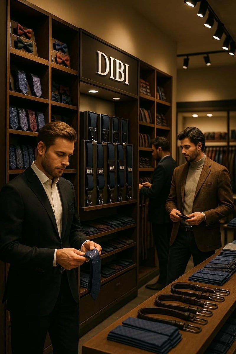 DIBI Suspenders for Men - Adjustable X back Suspender with 4 Strong Clips - Image 5