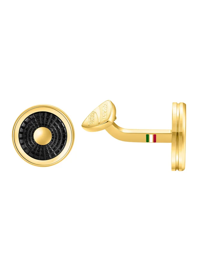 Ducati Corse Ducati Dinamica Gold Cufflink For MenDTAGC0000403