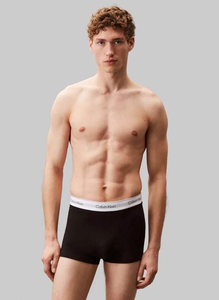CALVIN KLEIN 5 Pack Relaxed Dart Trunks - Icon Cotton Stretch
