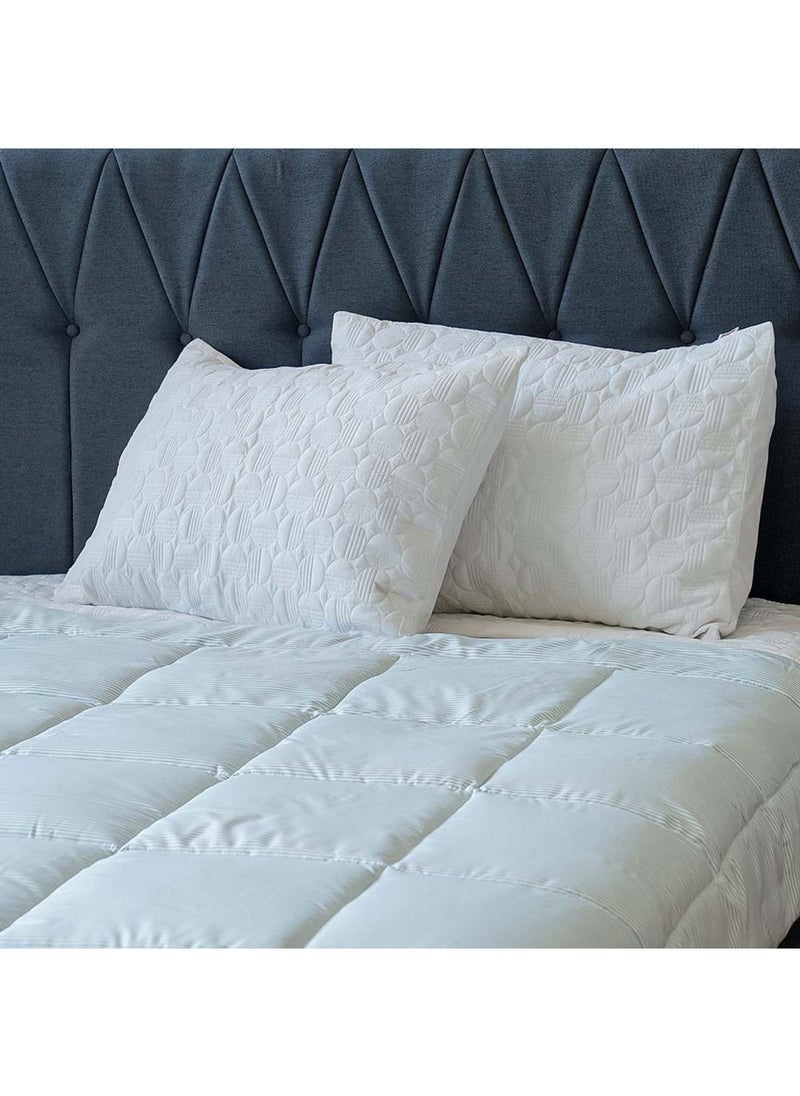 SERENITY Serenity Top Cool Duvet Super King 220x260 Cm White  - Image 3