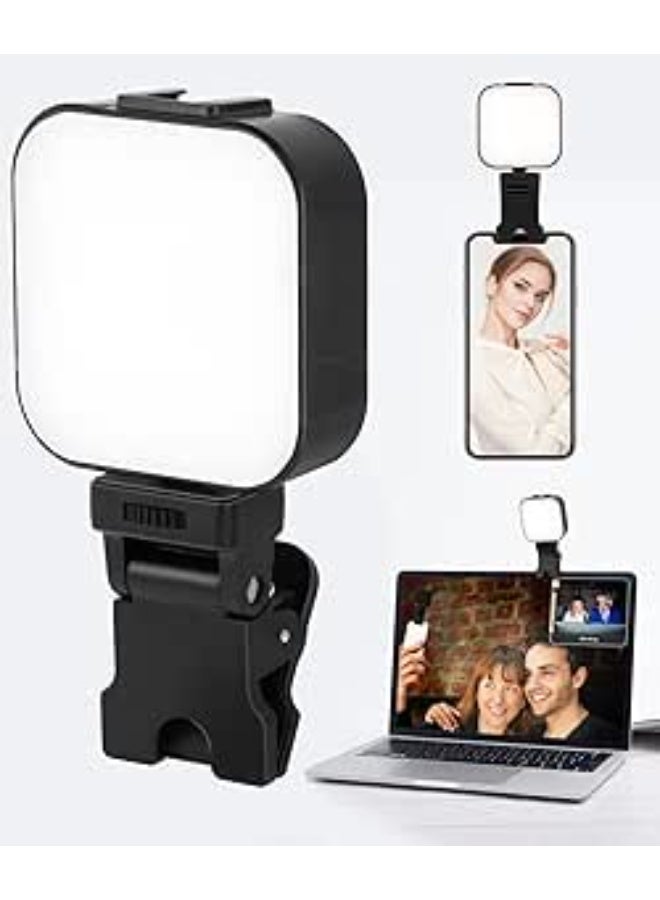64 LED Mobile Phone Selfie Light – 5 Light Modes with Clip and USB Charging - Image 1