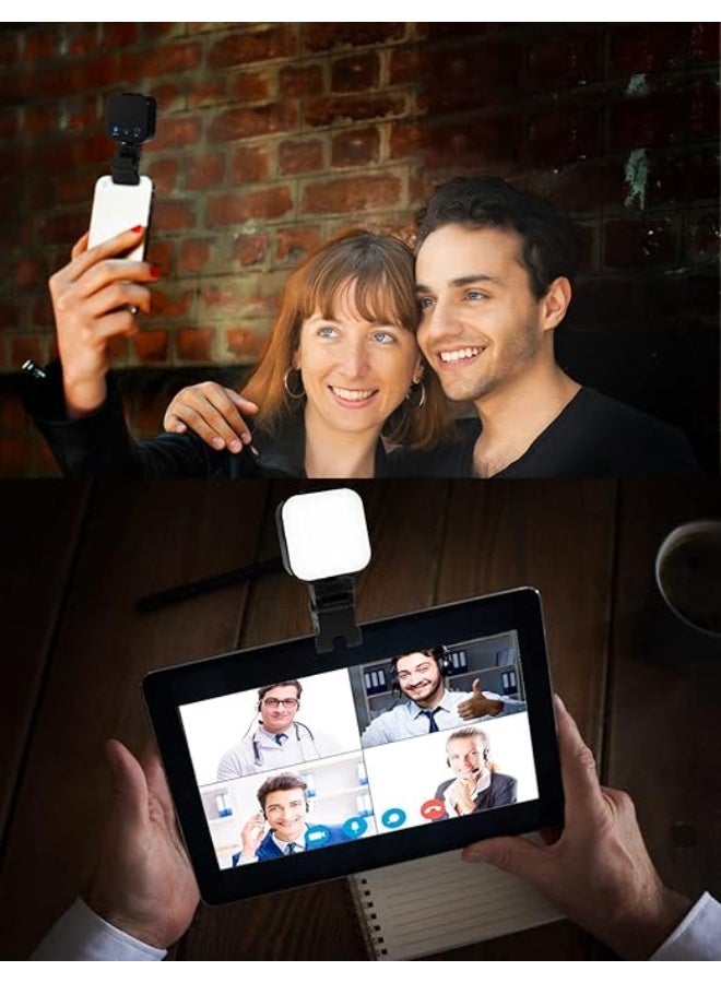 64 LED Mobile Phone Selfie Light – 5 Light Modes with Clip and USB Charging - Image 2