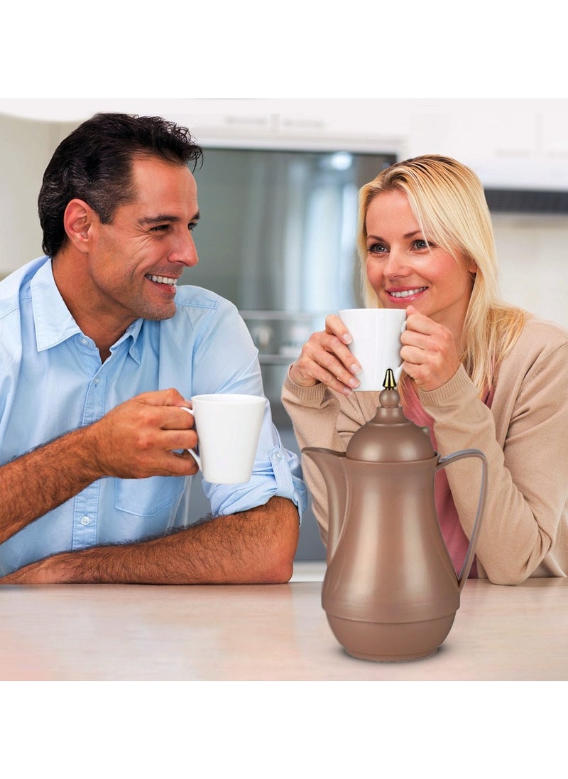 Vacuum Flask 1.0L – Rose Gold – Double-Wall Insulation – Single Piece