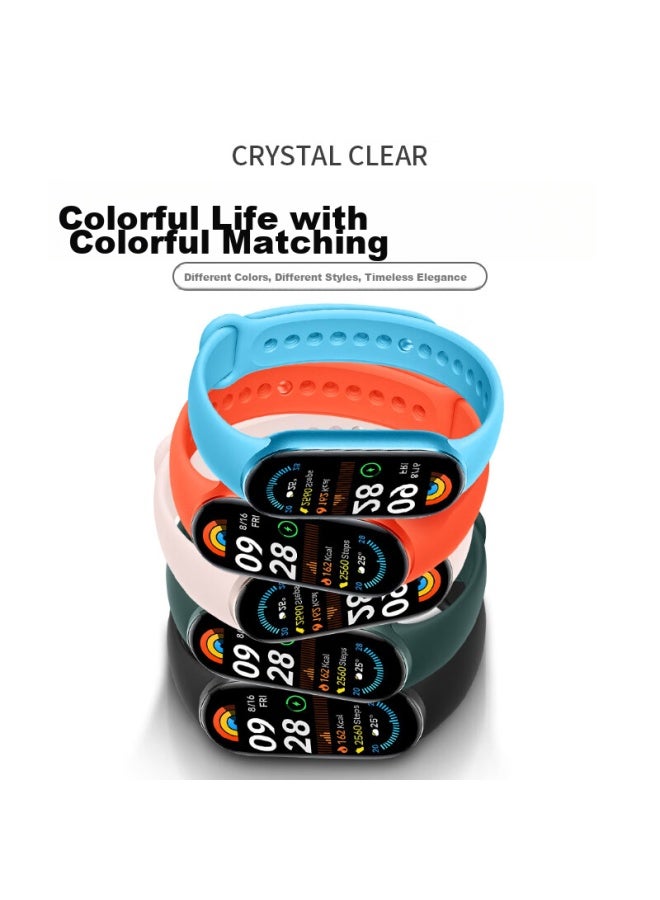 BHO Bho Suitable For Xiaomi Band 9/8 Smart Fitness Bracelet, Wristband Nfc Version, Xiaomi Band 8/9 Strap, Silicone Sports Bracelet Replacement Strap Accessory  - Image 3