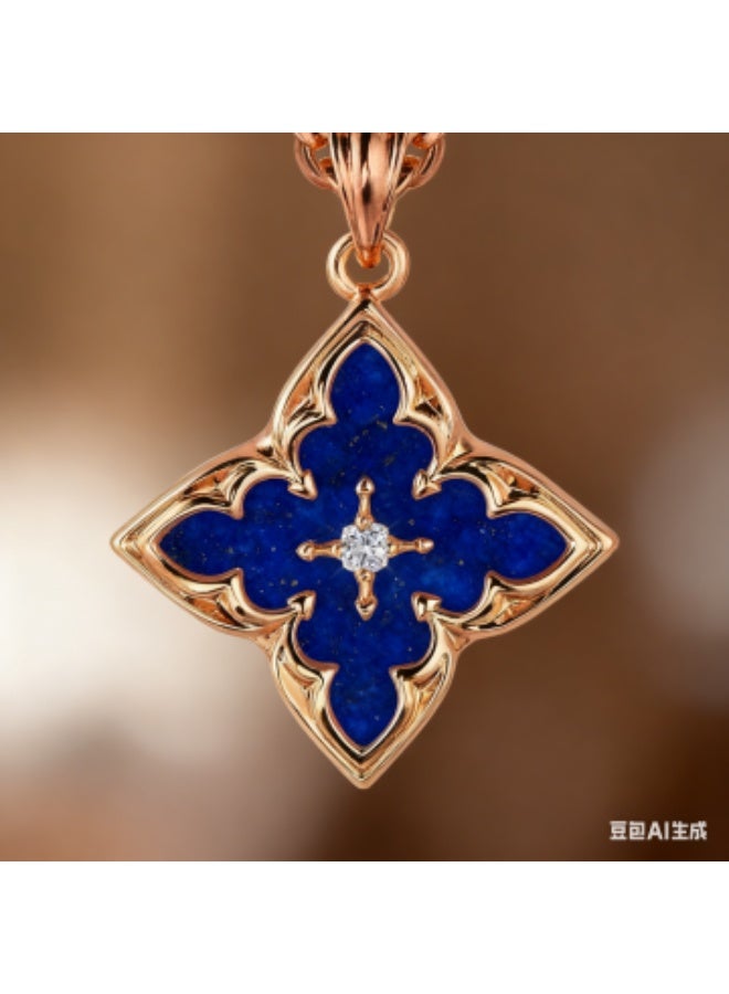 Luxury 18K Gold-Plated Copper Polished Chain - Elegant Versatile Sweater Chain - Image 3