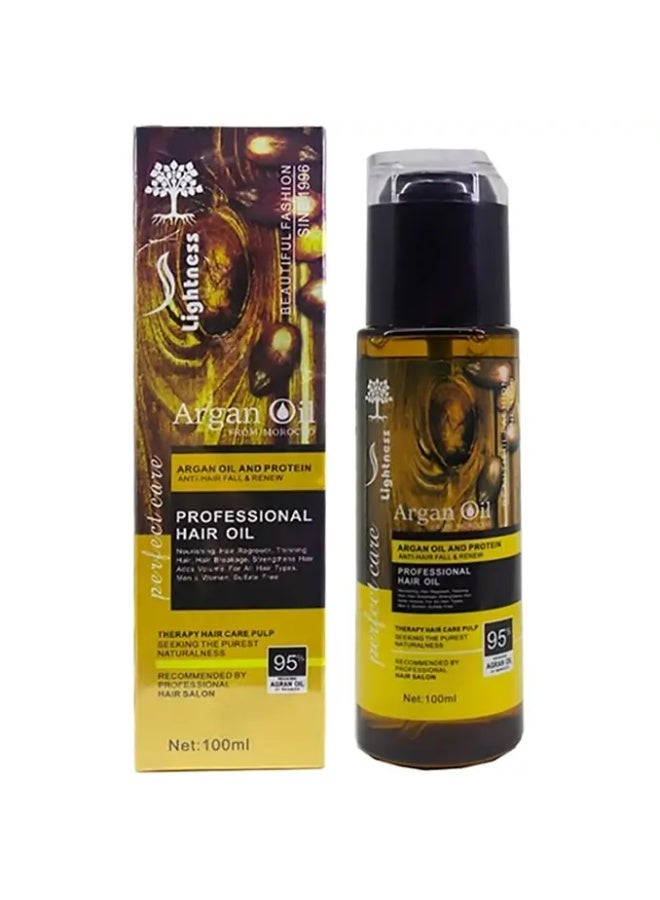 ليجيتنيس زيت الأرغان والبروتين، زيت احترافي للشعر، مضاد لتساقط الشعر ومجدد للشعر، 100 مل