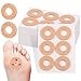 Dexpinzo 84 Pcs Callus Cushions for Bottom of Feet Self Adhesive Donut Corn Remover Pads Corn Patches for Foot Toes Blister Bunion Wart Pain Relief Prevention PadsSkin Color - Image 1